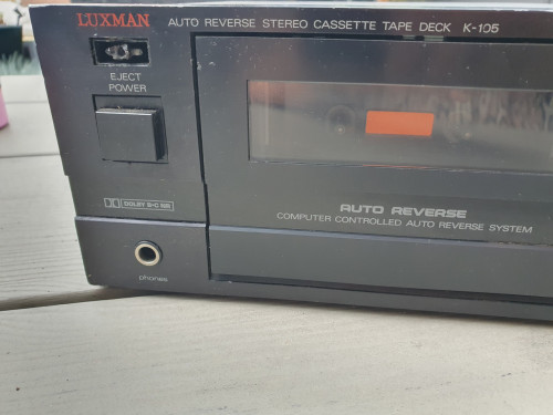 Luxe Auto Reverse Stereo Cassette Deck Luxman K 105....