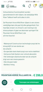 Leren paardrijlaarzen maat 38