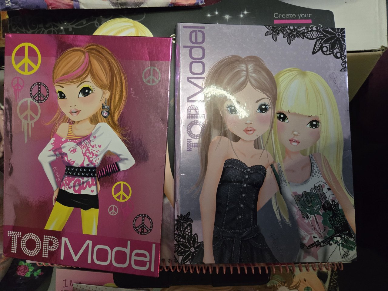 Grote verzameling Top Model Designer spulletjes,