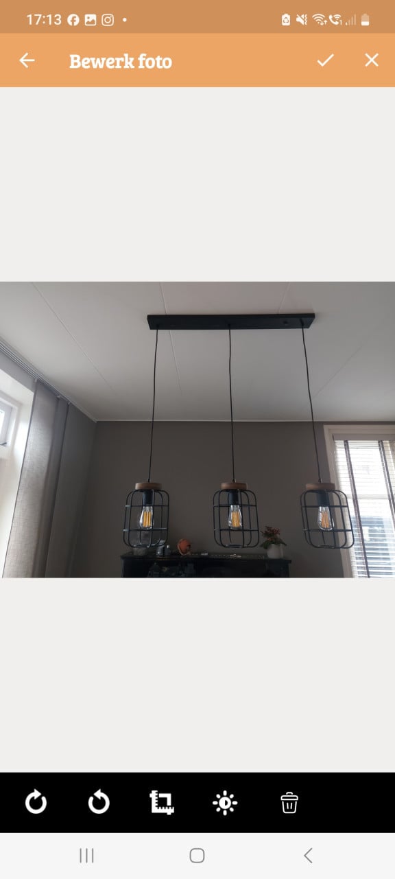 Industriële hanglamp