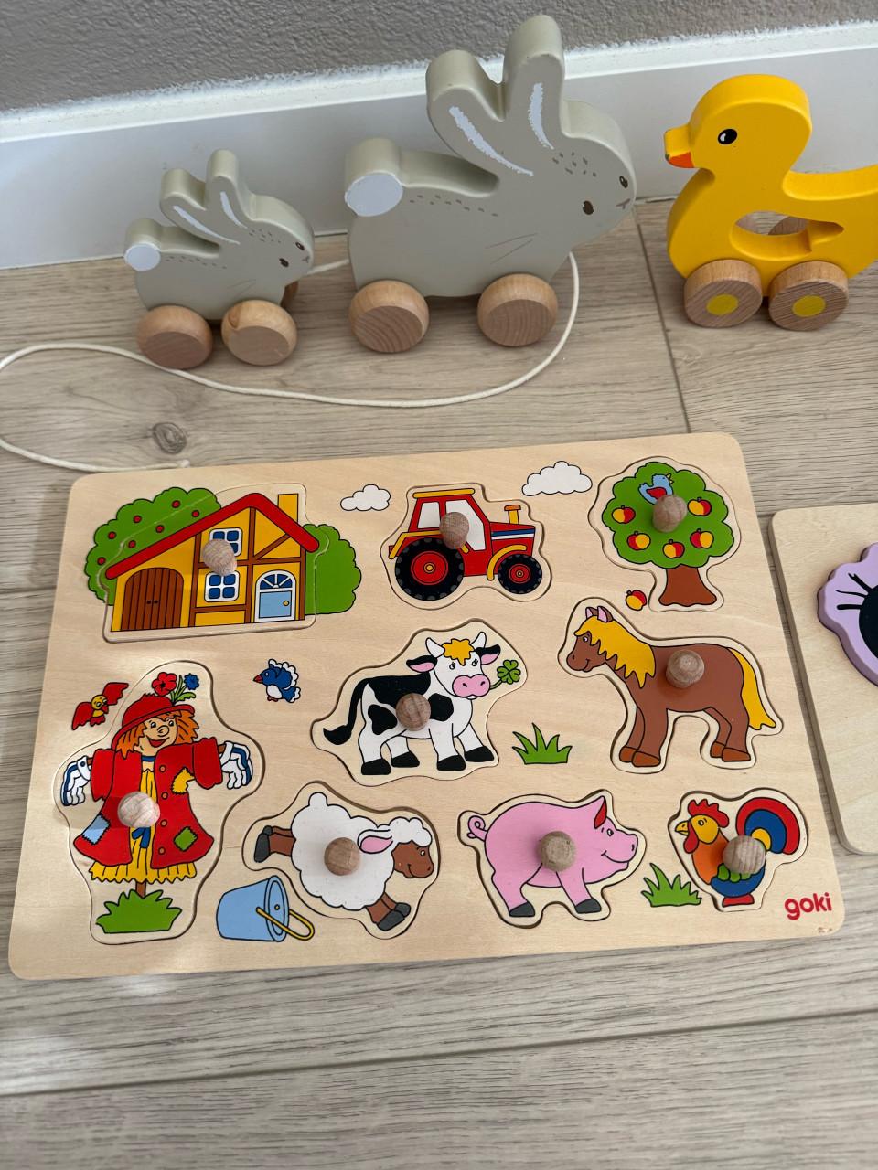 Divers houten speelgoed