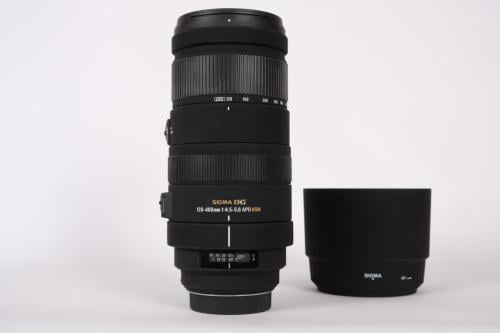 Sigma 120-400mm F4.5-5.6 APO HSM voor Sony A-vatting