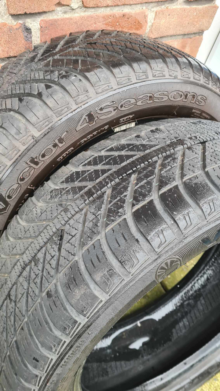 2X autobanden GOD YEAR  All Season- profiel 5 +-6mm-205X55 R16