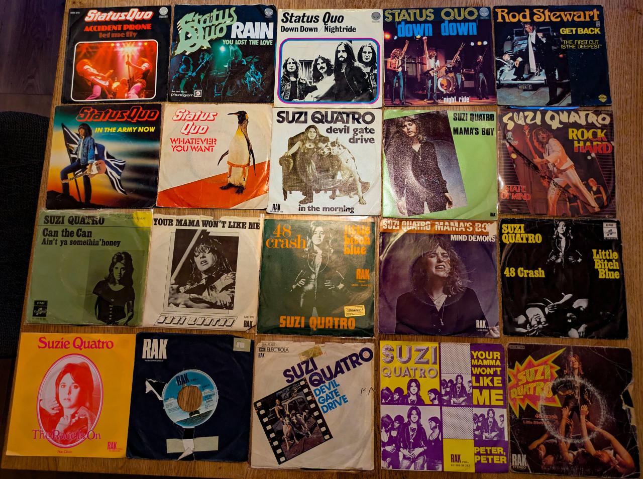 Partij 125 Vinyl Singles (70s/80s Pop, Rock & Hardrock)