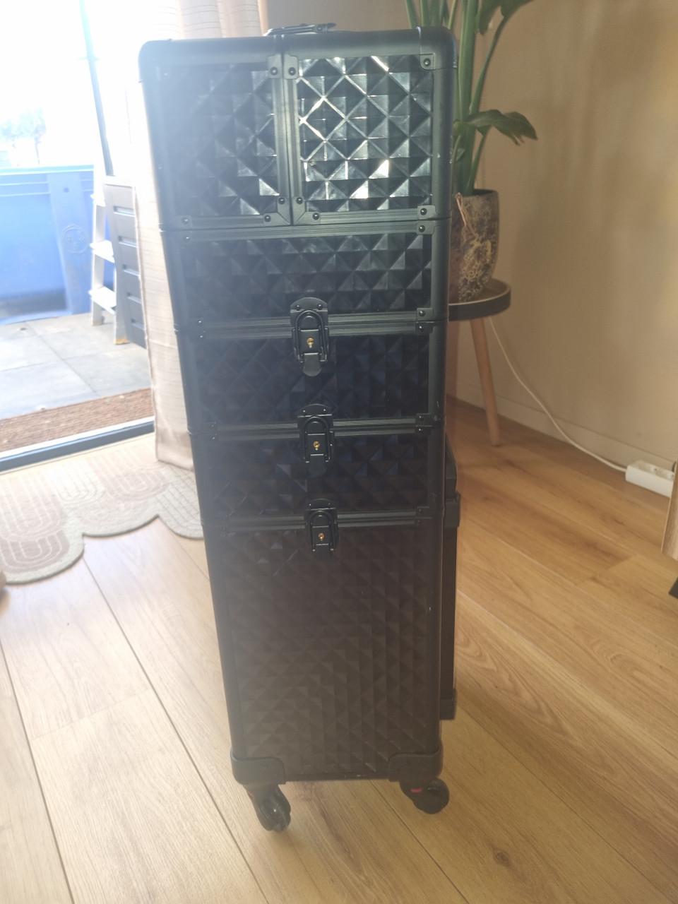 Kapperskoffer met kappersspulle