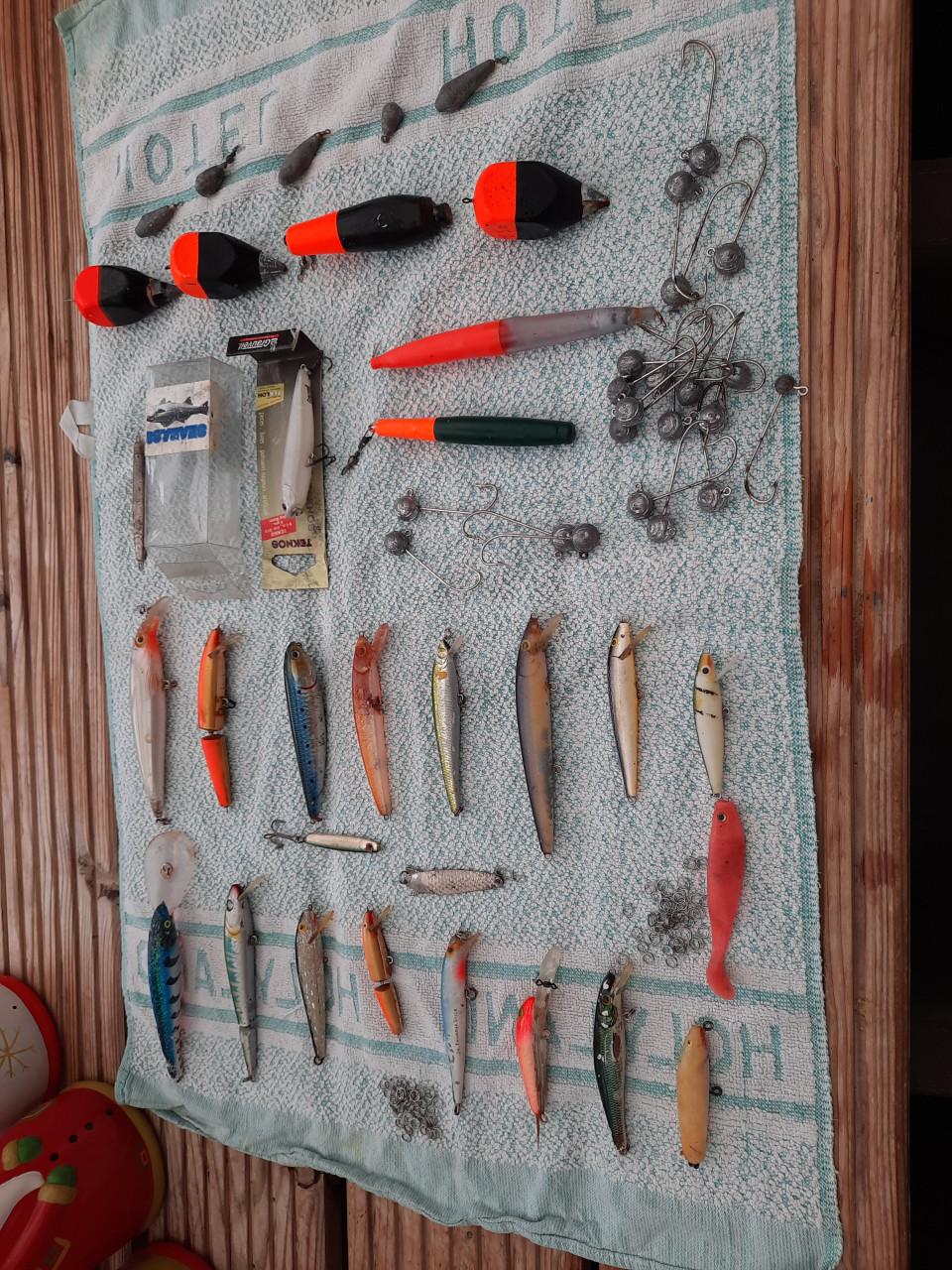 Te koop vis spullen +kunstaas