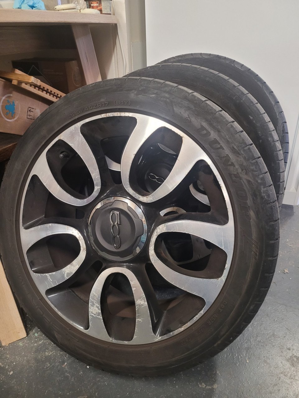 Aluminium velgen incl.banden !!