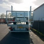 Balen transport wagen met laag eigen gewicht en lagedruk banden