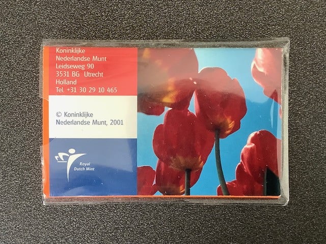 Nederland mini muntset 2001.
