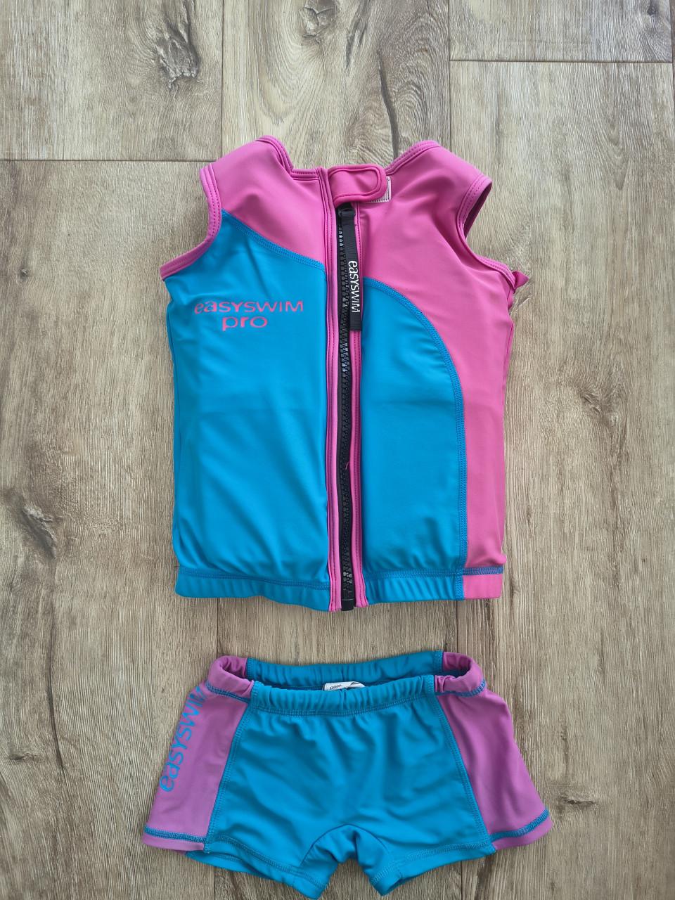 Mooi roze blauw EasySwim Pro zwemvest, drijfvest zwemles, M.