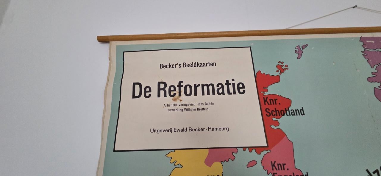 Beckers de reformatie wandkaart
