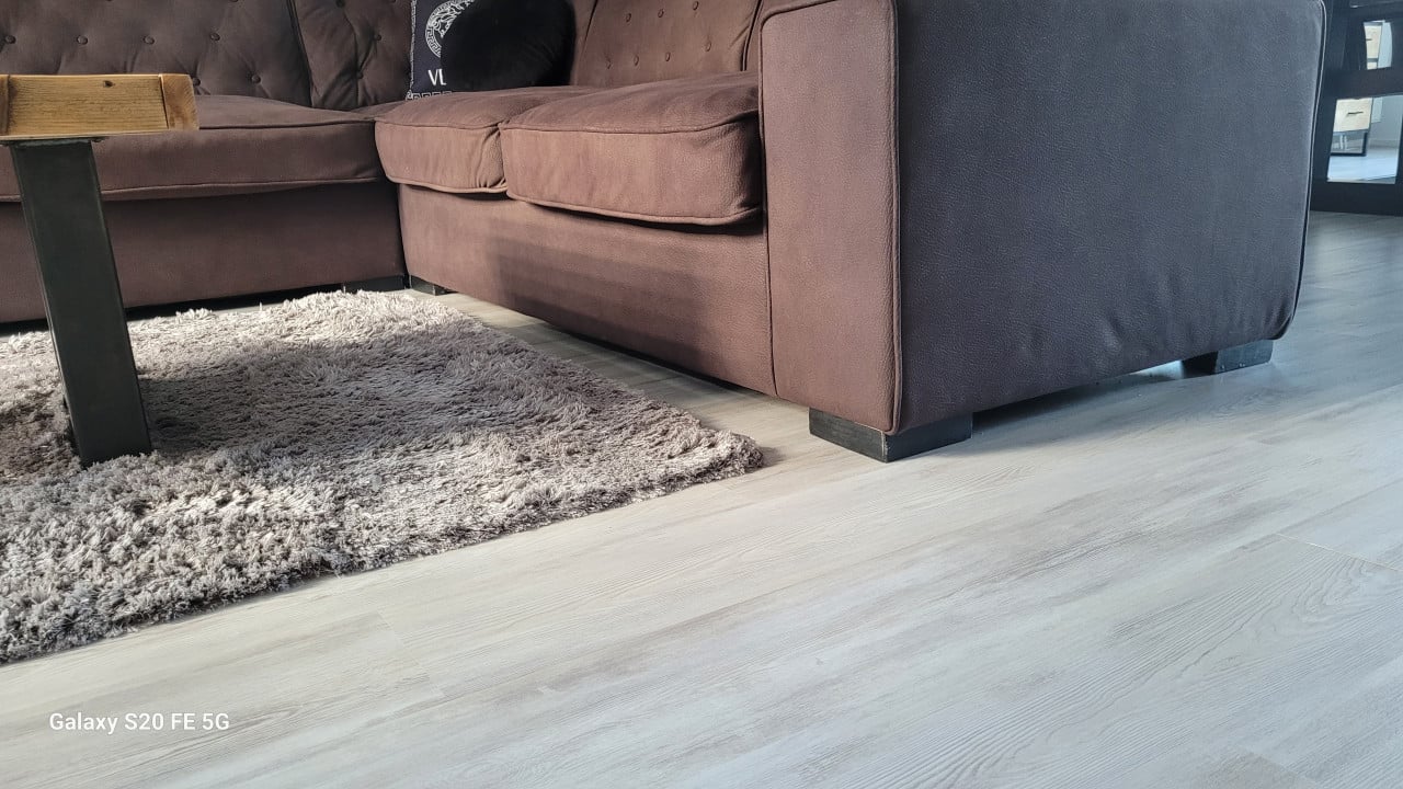 Hoekbank bruin largo-bycast lederen bekleding