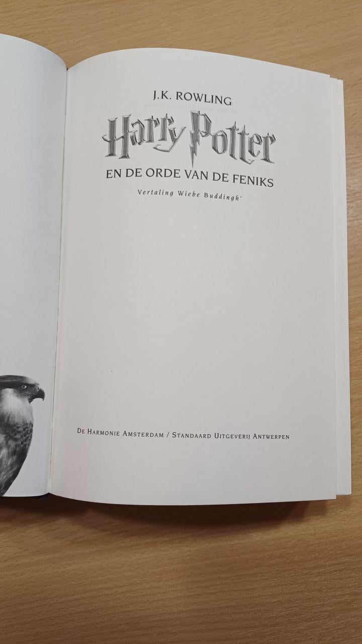 Harry Potter en de Orde van de Feniks (hardcover ongelezen)