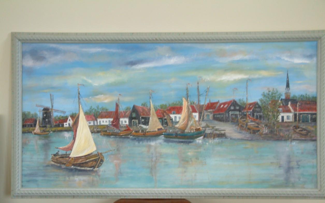 Schilderijen Jac Caljouw  Arnemuiden