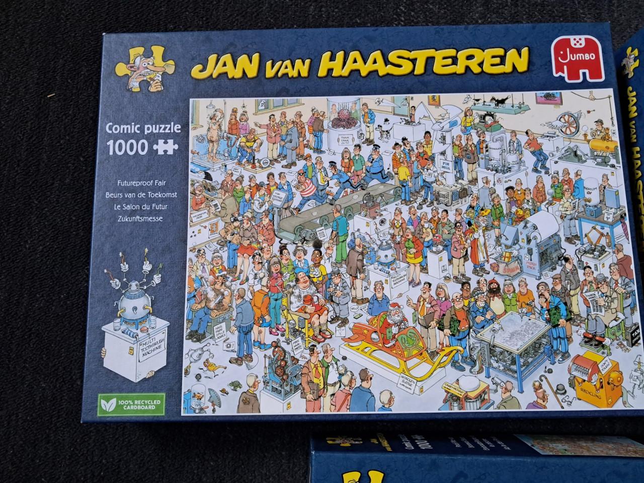 3 puzzels van haasteren ( 1000 stukjes)