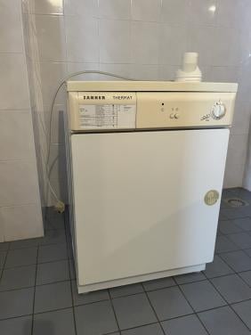 Zanker wasdroger luchtafvoer