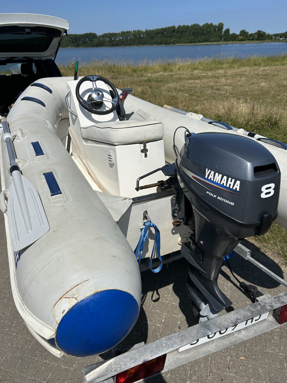 Mercury rib je met 8pk Yamaha