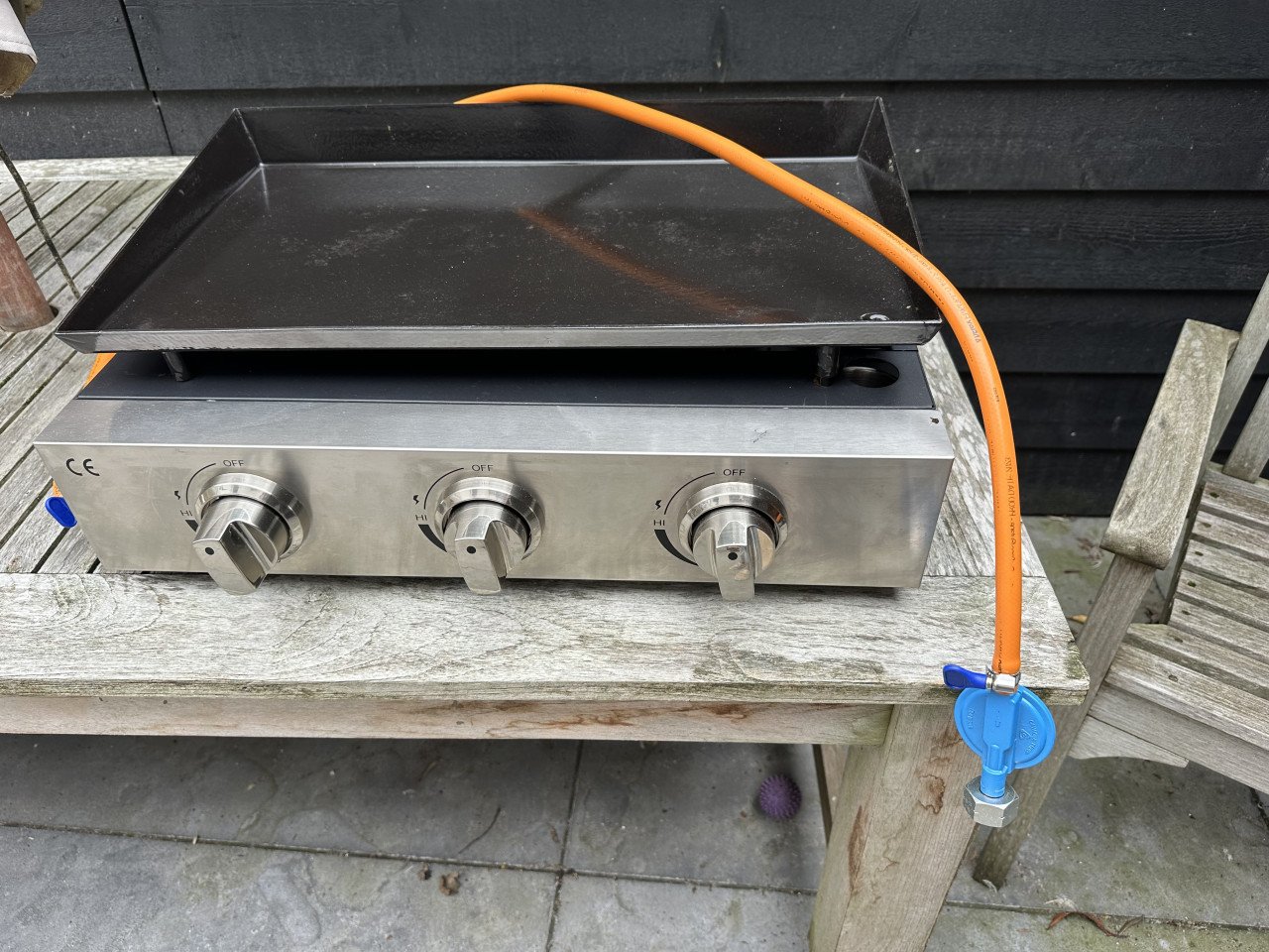 Gas bakplaat tafelmodel