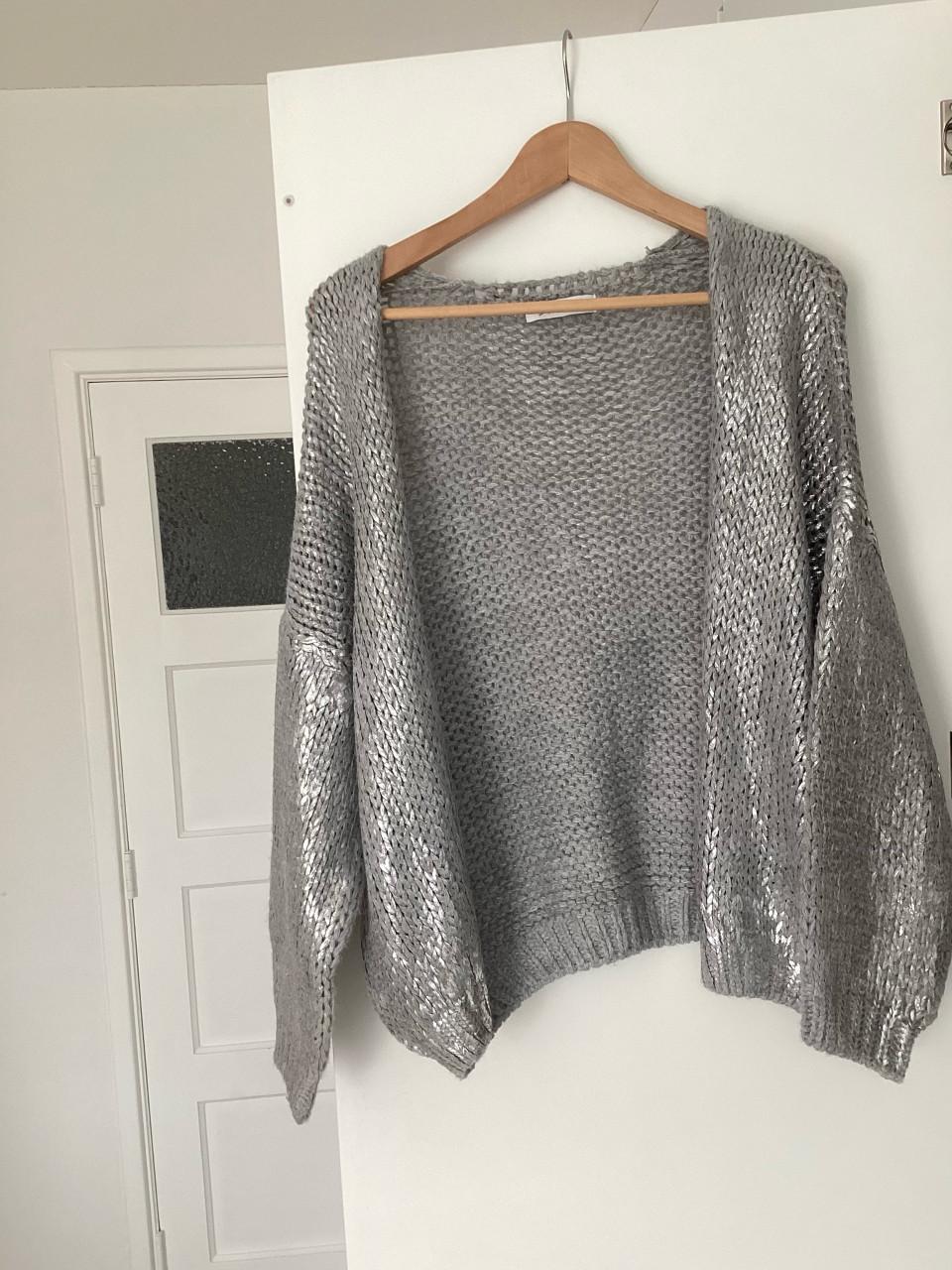 Zilverkleurig vest 1 maat zgan