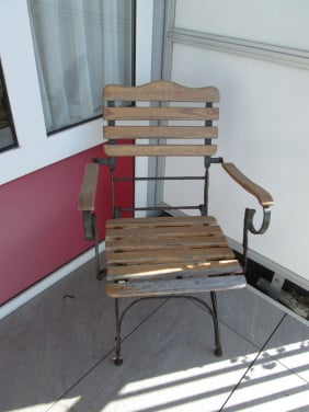 Stoel voor op het balkon of in de tuin