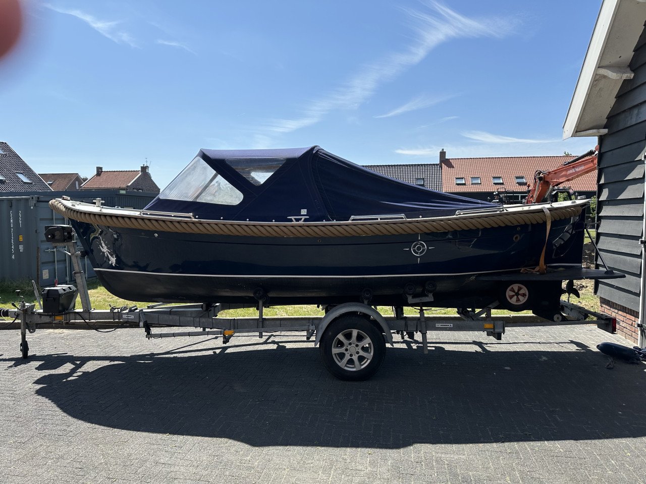Zuidschor Sloep met trailer