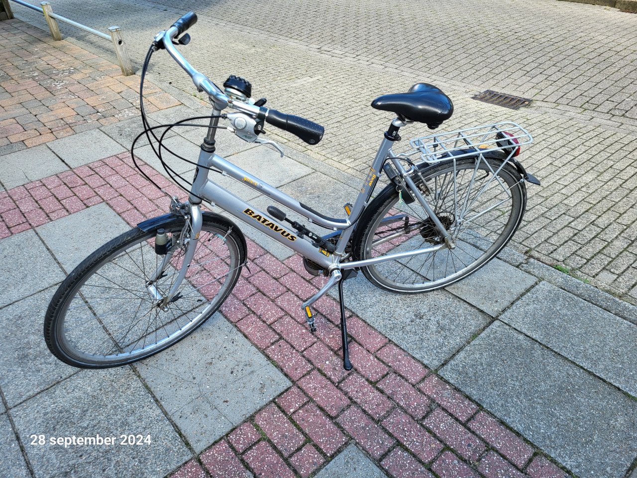 Damesfiets met wat werk