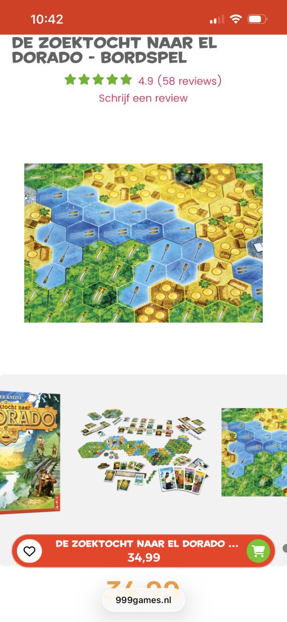 El Dorado bordspel - nieuw in de verpakking