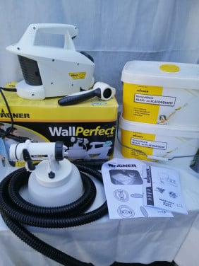 Nieuw Wagner WallPerfect W 665 verfspuitsysteem en 2emmers verf van 10 ltr