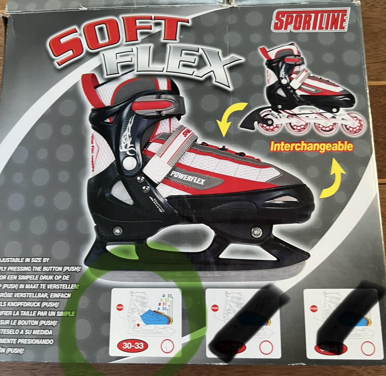 Schaatsen/skeelers maat 30-33 (uitschuifbaar)