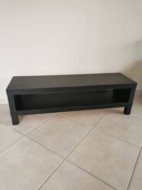TV-meubel Ikea Lack zwartbruin