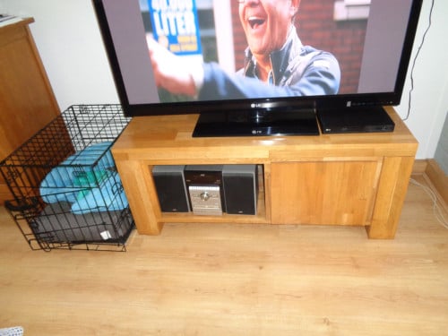 Vitrine kast  40 x50 cm.  T.v. meubel