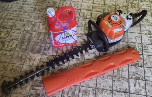 Heggeschaar benzine: Stihl HS 81 R lengte 60 cm