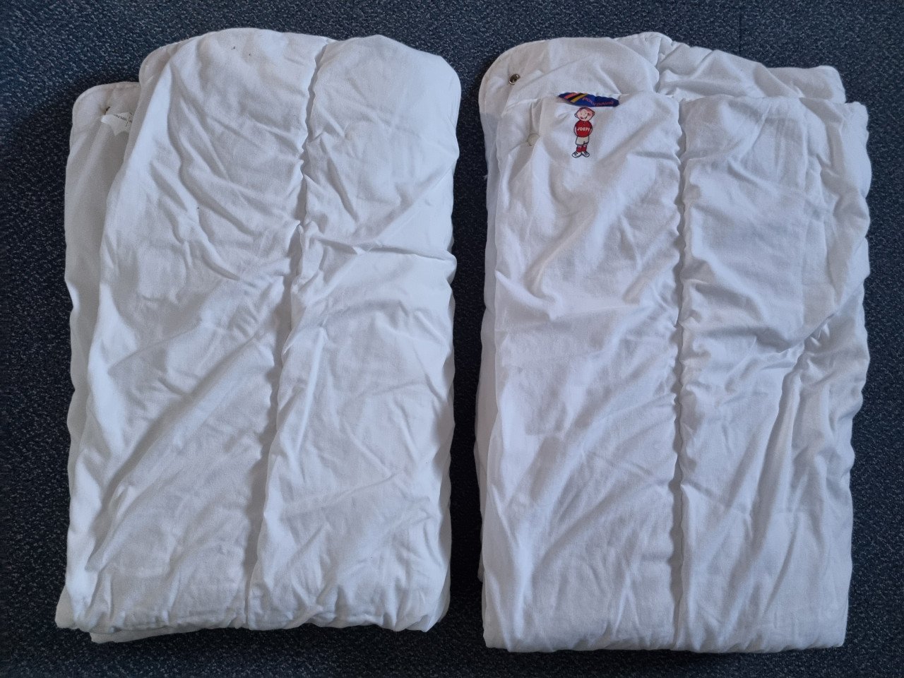 Kinderledikant met matras en 2 seizoenen dekbed