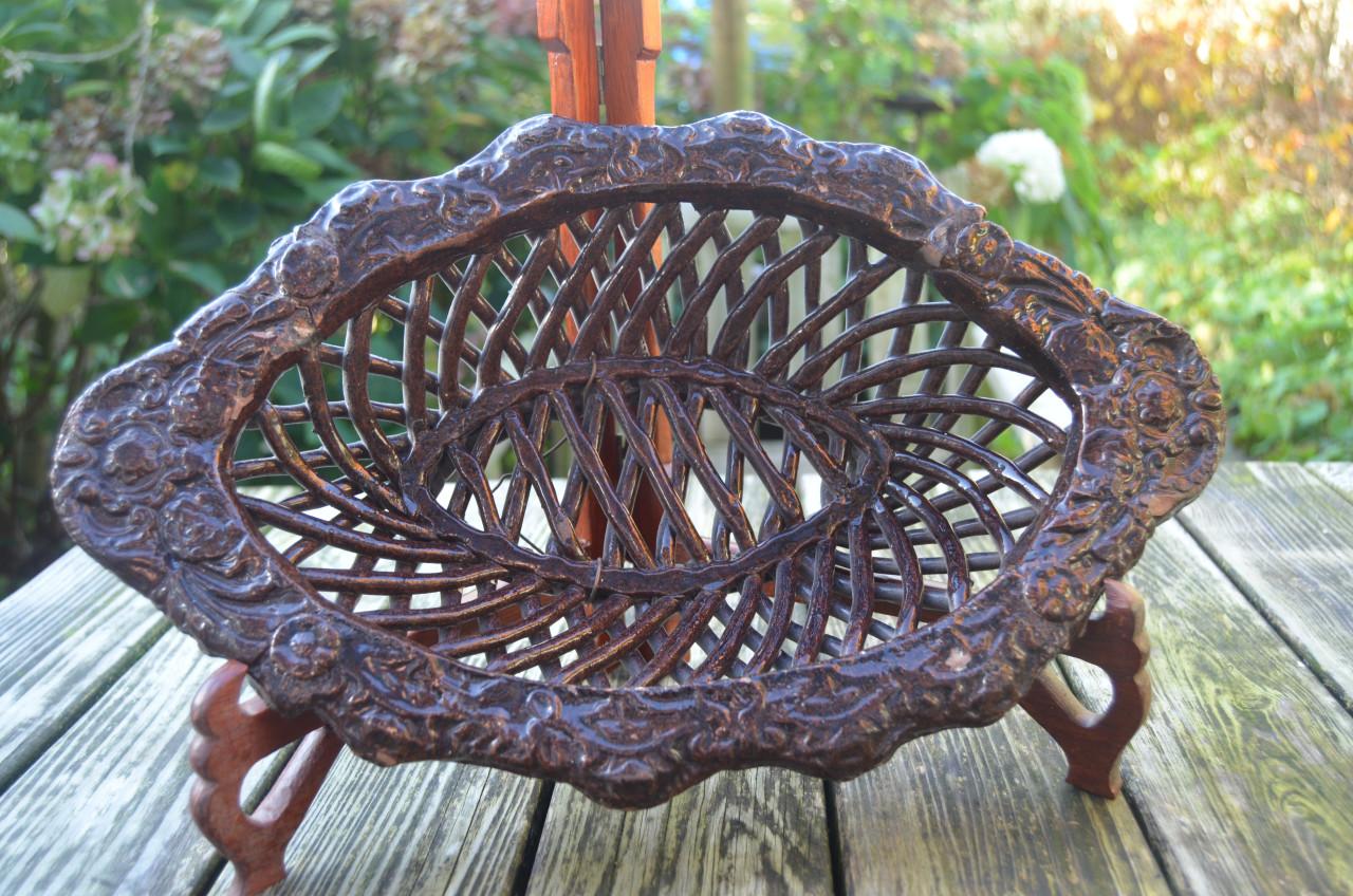 19e Eeuwse aardewerk broodmand