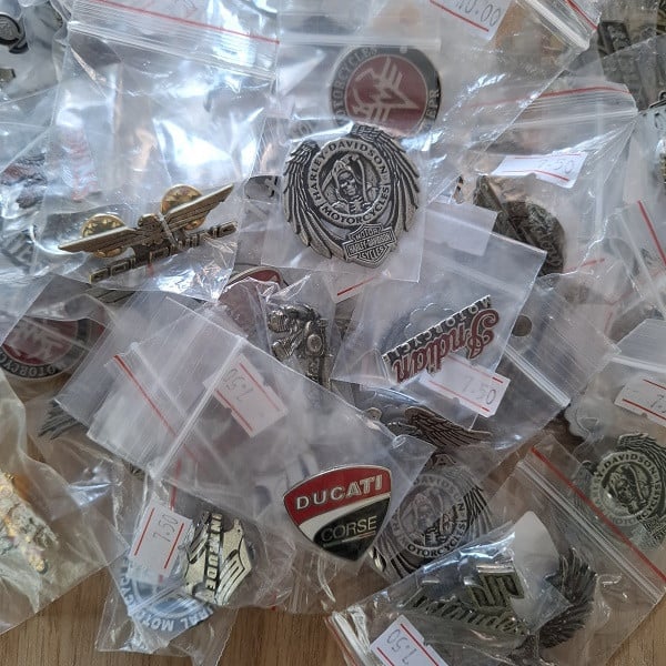 100 Metalen Motorpins  NIEUW