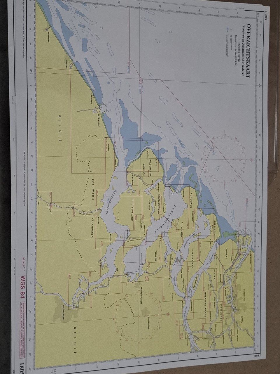 Waterkaarten van de provincie Zeeland