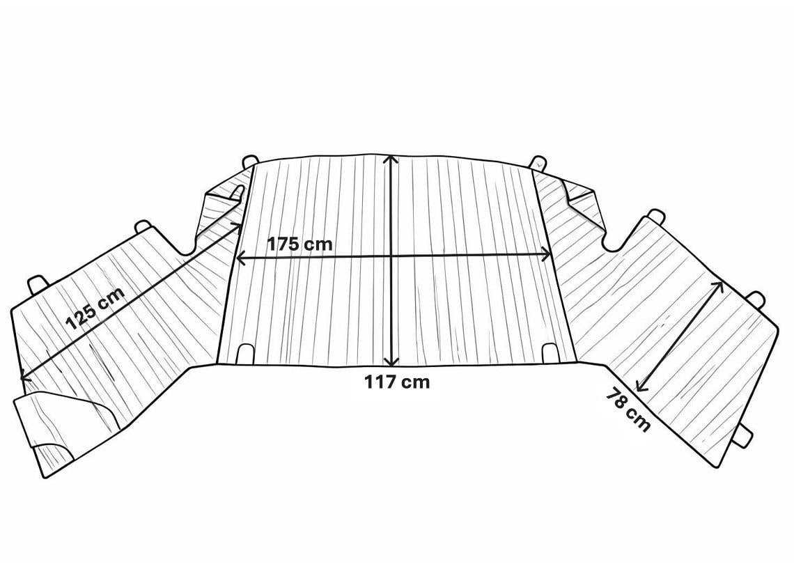 Hindermann zonnescherm voor Fiat Ducato Type 250/290