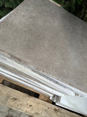 Vloertegels Cilento 50 x Taupe 60x60x2 cm