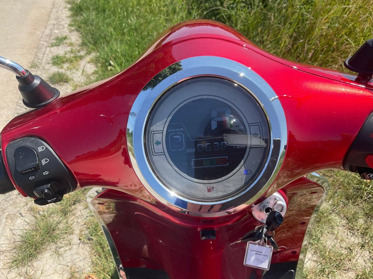 E-scooter met Italiaanse retrolook