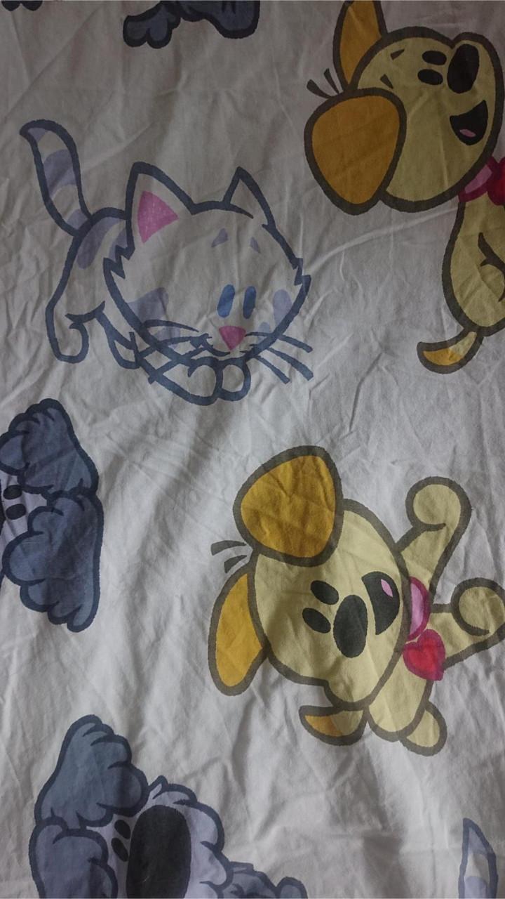 Overtrek + sloop Woezel en Pip 1 persoons