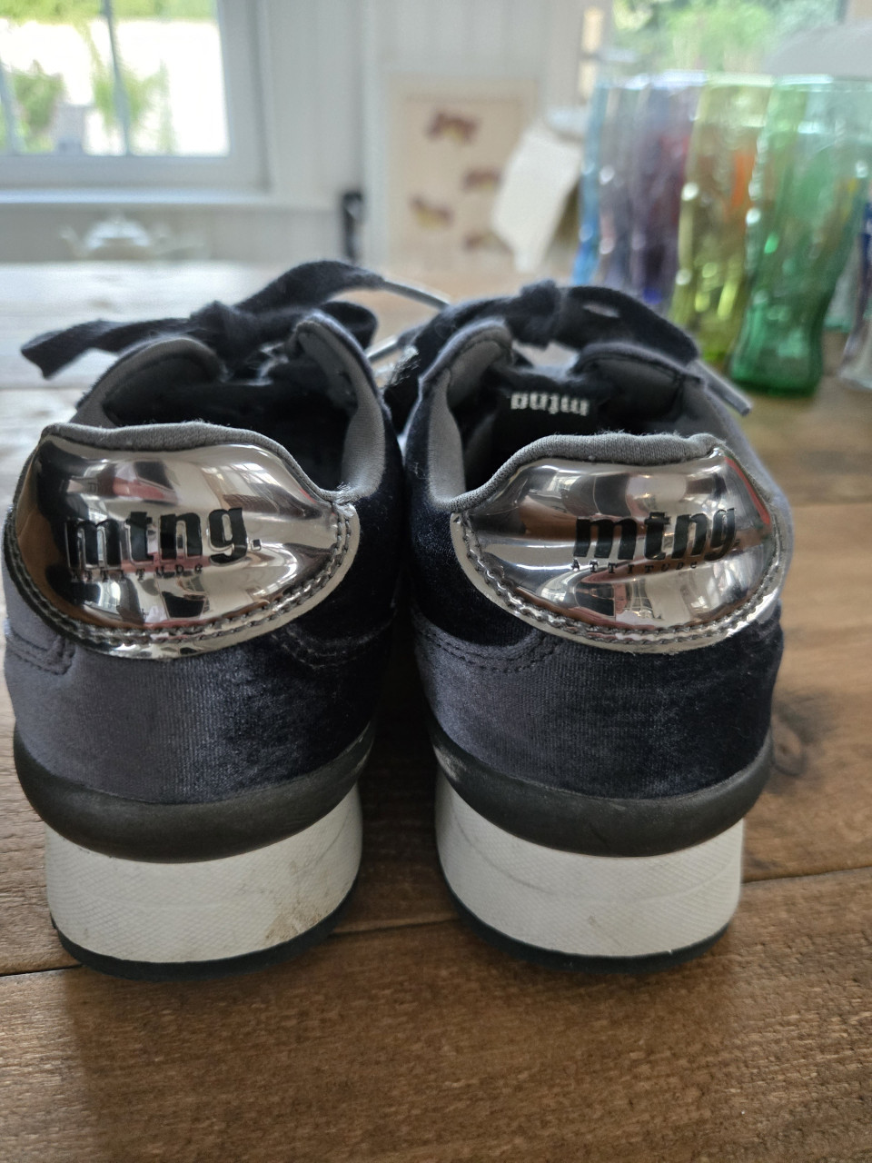 Blauwe dames sneakers Mustang maat 36