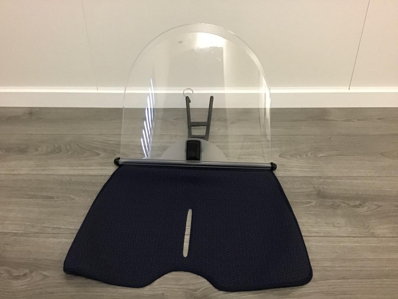 Bobike fietsstoeltje voor met windscherm