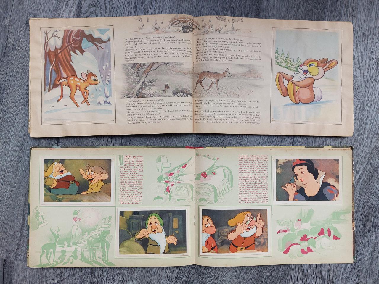 SJORS EN SJIMMIE,  BAMBI en Sneeuwwitje stripboeken.