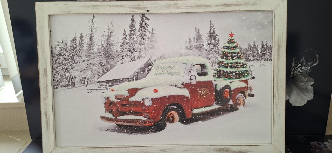 Gratis kerstschilderij