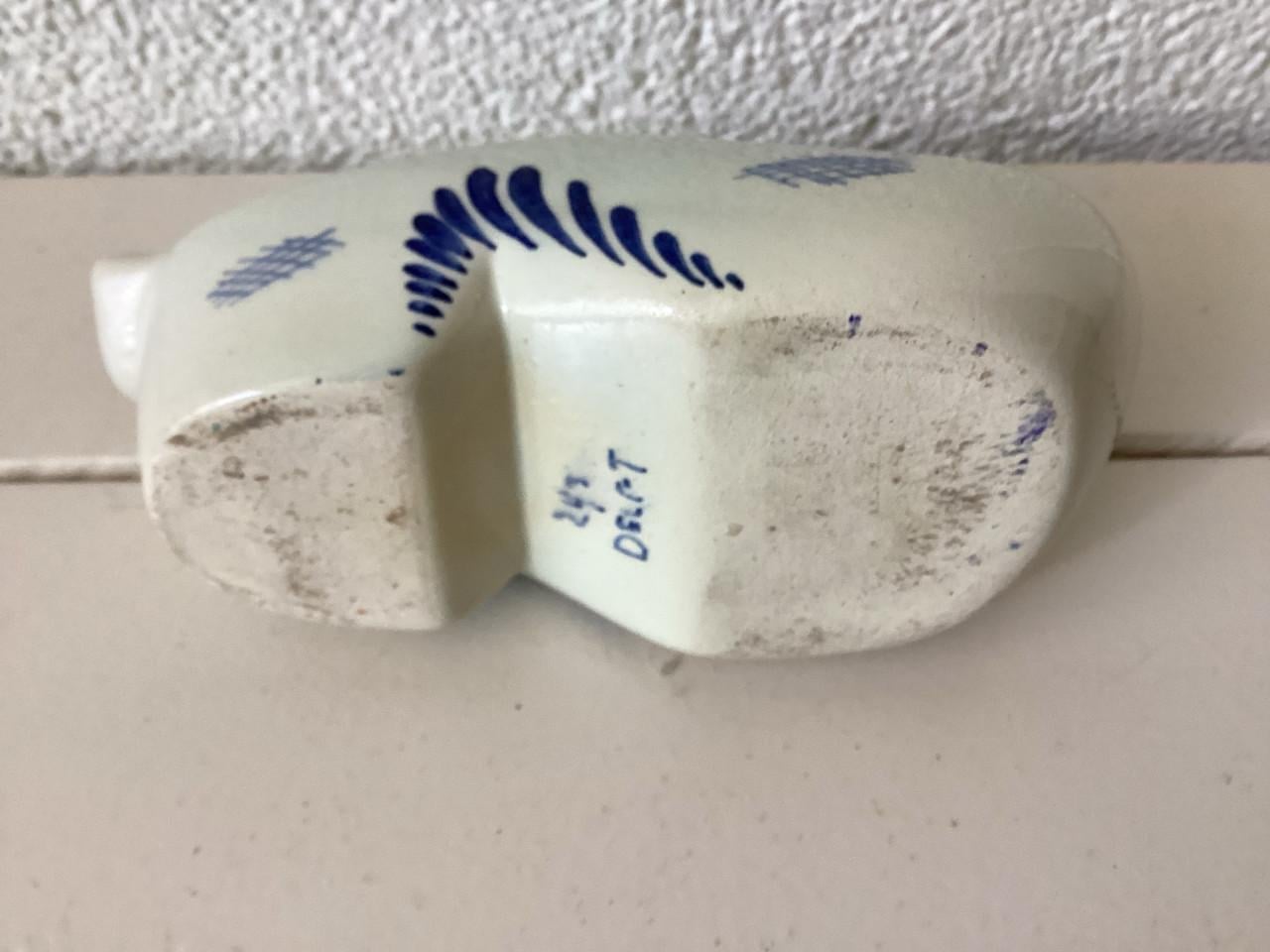 Delfsblauw Klomp-asbak