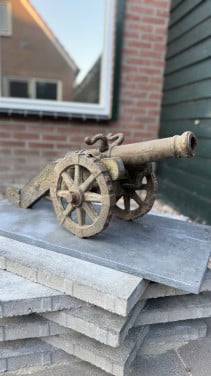 Decoratief gietijzeren Kanon