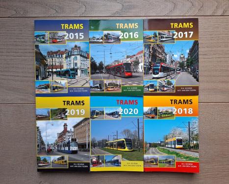 Trams 2015 t/m 2020, in zéér goede staat