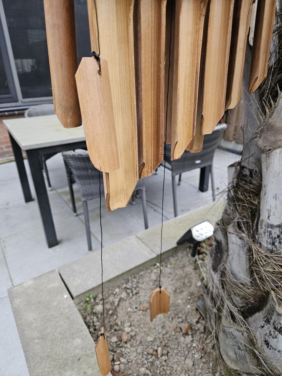 Grote nieuwe Bamboe windgong - Rustgevend geluid voor buiten