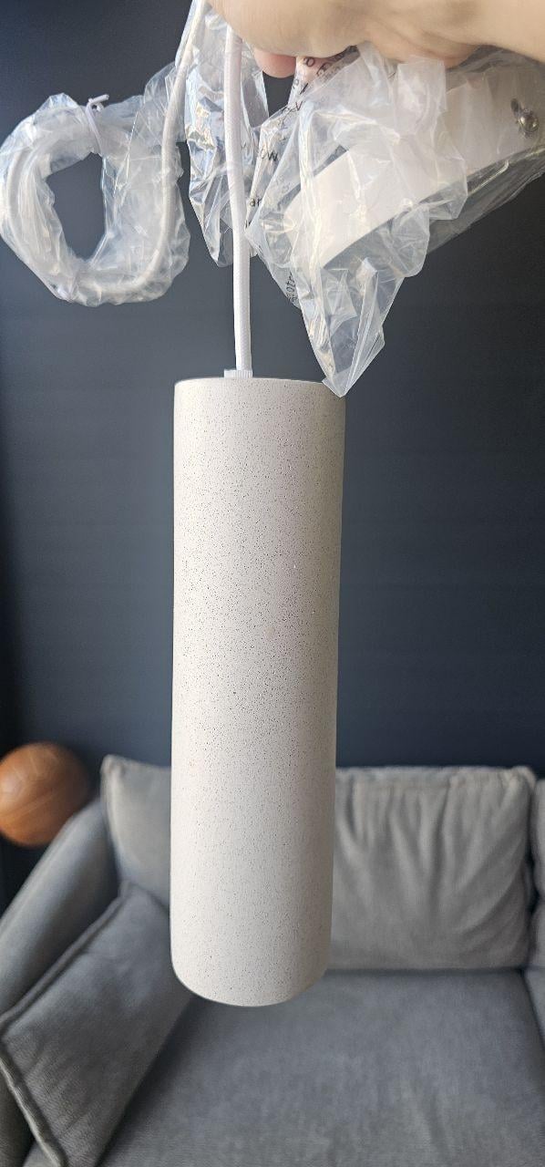 Hanglampen zandkleur ovaal 2x paco home