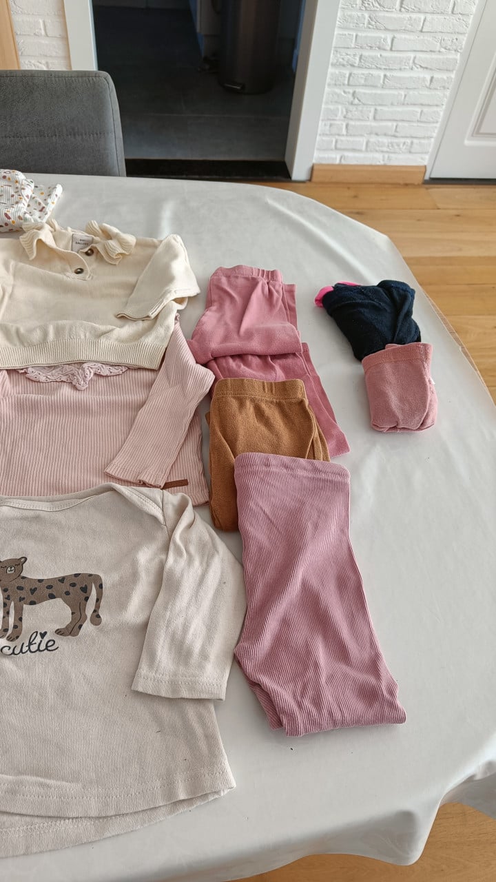 46 delig meisjespakket maat74/80